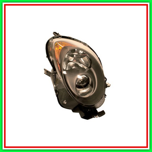 Right Projector H7-H7 Electric With Engine-Black ALFA ROMEO Mito-(Year 2008-2016)