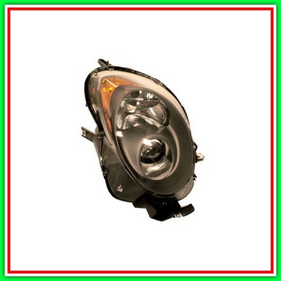 Right Projector H7-H7 Electric With Engine-Black ALFA ROMEO Mito-(Year 2008-2016)