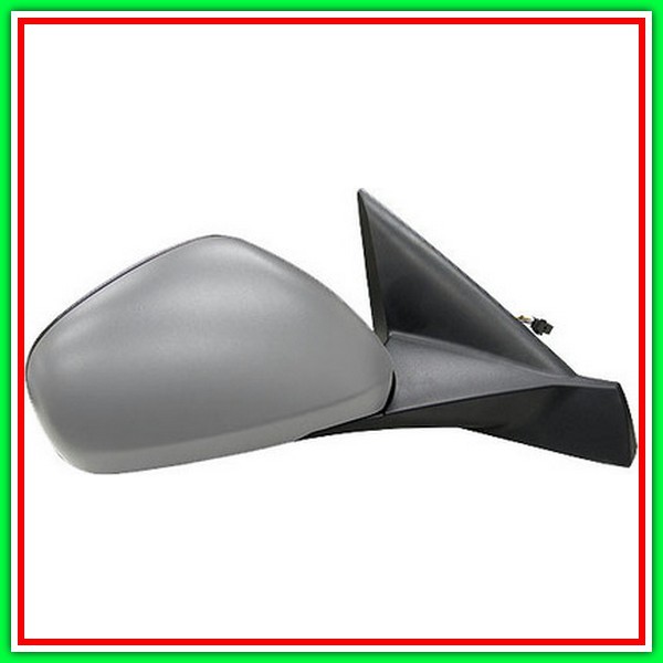 Electric-Thermal Right Rearview Mirror-With Primer-Closeable-Con Probe-Convex-Blue ALFA ROMEO Mito-(Year 2008-2016)