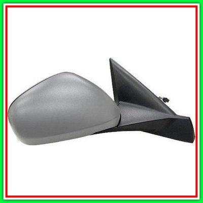 Electric-Thermal Right Rearview Mirror-With Primer-Closeable-Con Probe-Convex-Blue ALFA ROMEO Mito-(Year 2008-2016)