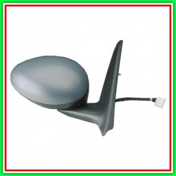 Electrical-Black-Thermal Left Rearview Mirror-With Probe-Aspheric-Chrome ALFA ROMEO 147-(Year 2000-2004)