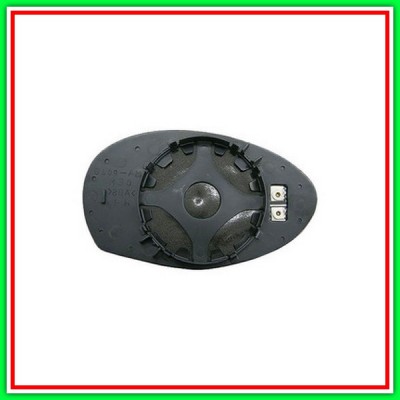 Piastra Specchio Destra Convessa-Termica Cromata Alfa Romeo 147-(Anno 2004-2010)