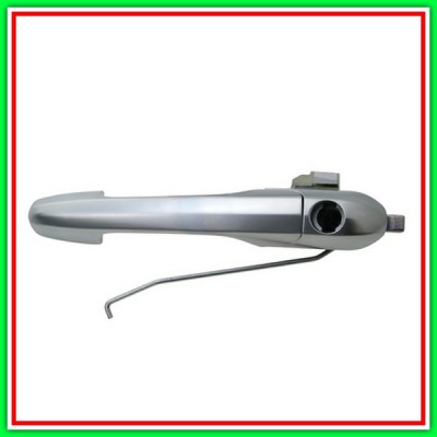 Silver-With Hole Front Front Handle NOTTOLINO ALFA ROMEO 147-(Year 2004-2010)