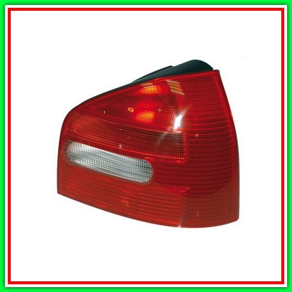 Fanale Posteriore Destro Senza Porta Lampada-Arancio-Rosso Mod Fino Ago 2000 Audi A3-(Anno 1996-2003)