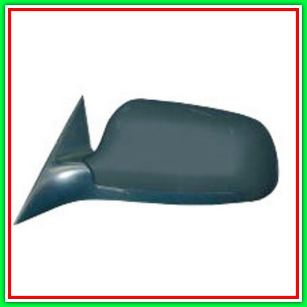 Electric-Thermal Left Rearview Mirror With Primer-Aspheric-Blu-Mod 3 Porte-Mod 00-03 AUDI A3-(Year 1996-2003)
