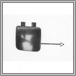 Rear Towing Hook Cover Cap With Primer AUDI A4 (B9)-(Year 2015-2019)