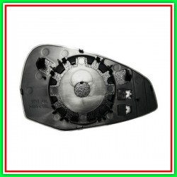 Left Mirror Plate Aspheric-Thermal Chrome AUDI A4 (B9)-(Year 2015-2019)