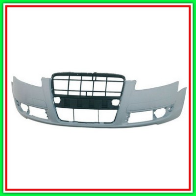Paraurti Anteriore Con Primer-Con Tappo Coprigancio-Con Tracce Pdc E Lavafari Audi A6-(Anno 2004-2008)