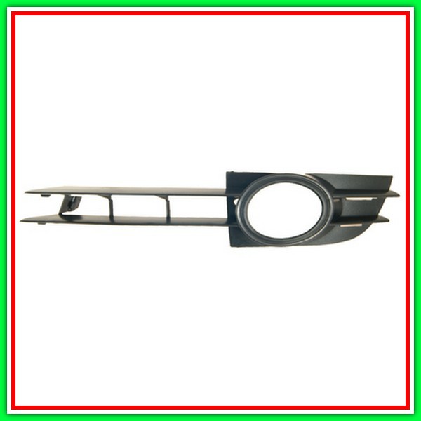 Griglia Sinistra Paraurti Nera-Con Sede Fendi - Mod Diesel Audi A6-(Anno 2004-2008)