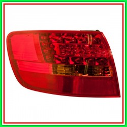 Left Left Headlight-Without Lamp-Lamp-Red-Rose-Led-Station Wagon Mod 07-08 AUDI A6-(Year 2004-2008)