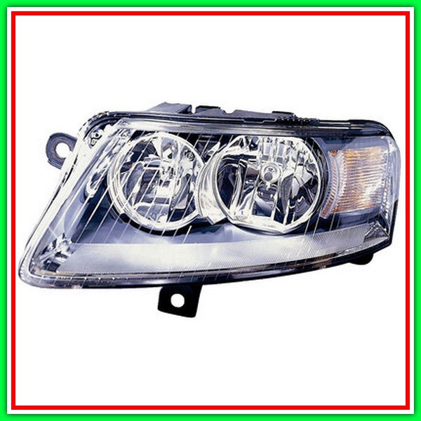 Proiettore Sinistro H7-H1 Elettrico Senza Motore Audi A6-(Anno 2004-2008)
