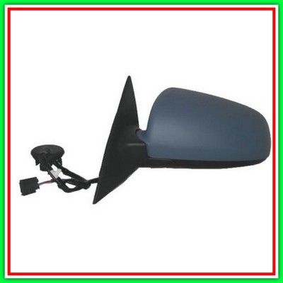 Retrovisore Sinistro Elettrico-Termico Con Primer-Asferico-Cromato Audi A6-(Anno 2004-2008)