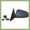 Retrovisore Sinistro Elettrico-Termico Con Primer-Asferico-Cromato Audi A6-(Anno 2004-2008)