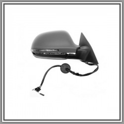 Retrovisore Destro Elettrico-Termico Con Primer-Chiudibile-Con Fanale-Con Memoria-Asferico-Cromato-16H14P-2H2P