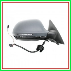 Retrovisore Destro Elettrico-Termico-Con Primer-Chiudibile-Con Fanale-Con Memoria-Con Luce Cortesia-Asferico-Cromato-16H15P-2H2P