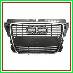 Griglia Radiatore Grigia Con Fori Pdc Audi A3-(Anno 2008-2012)