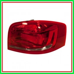 Right Tail light Without Lamp Door Mod 3 Doors - Red - Mod From 2008 to 2010 AUDI A3-(Year 2008-2012)