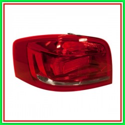 Left Tail light Without Lamp Door Mod 3 Doors - Red - Mod From 208 to 2010 AUDI A3-(Year 2008-2012)