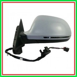 Electric-Thermal Left Rearview Mirror With Primer-With Headlight-Aspheric-Chrome Mod 5 Doors-16H8P-Mod 08Fino 10