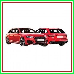 Glossy Black Front Front AUDI Rs4 (B9)-(Year 2017 Onwards)