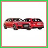Portatarga Anteriore Nero Lucido Audi Rs4 (B9)-(Anno 2017 In Poi)