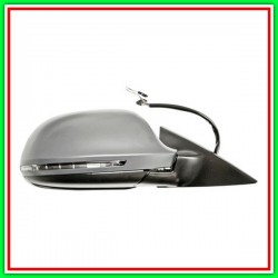 Electric-Thermal Right Rearview Mirror With Primer-Lockable-With Headlight-With Memory-Aspheric-Chrome-16H14P-2H2P