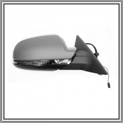 Retrovisore Destro Elettrico-Termico-Con Primer-Chiudibile-Con Fanale-Con Lane Assist-Asferico-Cromato