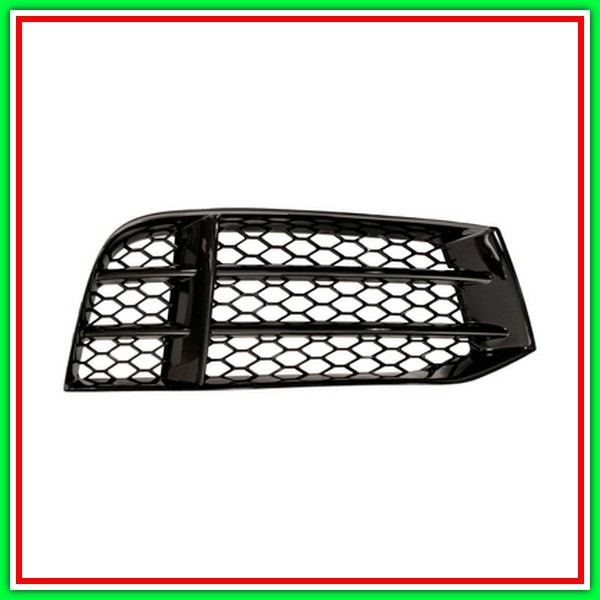 Griglia Destra Paraurti Nera Lucida Mod Rs5 Audi A5 (8T) Sportback-(Anno 2011-2017)