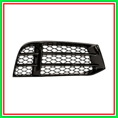 Griglia Destra Paraurti Nera Lucida Mod Rs5 Audi A5 (8T) Sportback-(Anno 2011-2017)