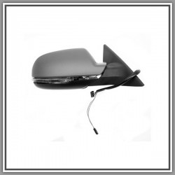 Retrovisore Destro Elettrico-Termico-Con Primer-Con Fanale-Convesso-Cromato Audi A5 (8T) Sportback-(Anno 2011-2017)
