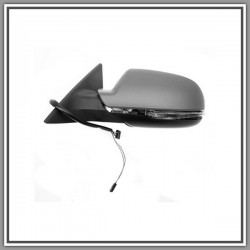 Retrovisore Sinistro Elettrico-Termico Con Primer-Con Fanale-Asferico-Cromato Audi A5 (8T) Sportback-(Anno 2011-2017)