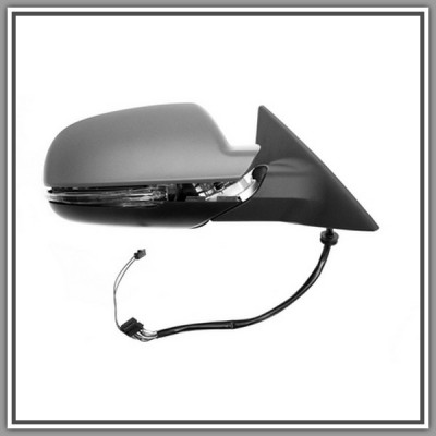Retrovisore Destro Elettrico-Termico-Primer-Fanale-Memoria-Chiudibile-Oscuramento Automatico-Con Lane Assist-Asferico-Cromato