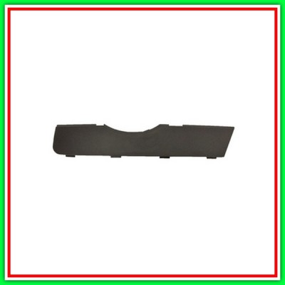 Modanatura Griglia Sinistra Nera Goffrata-Con Traccia Pdc Audi Q3 (8U)-(Anno 2011-2014)