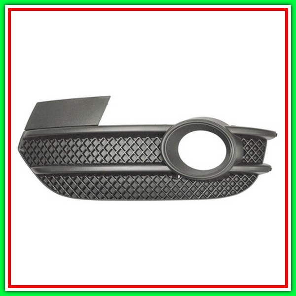 Griglia Sinistra Paraurti Goffrata Nera Con Sede Fendinebbia Audi Q3 (8U)-(Anno 2011-2014)