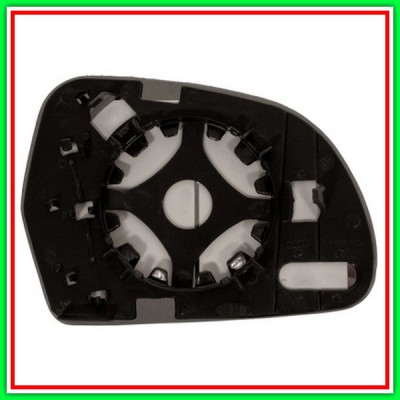Piastra Specchio Sinistra Asferica Cromata Audi Q3 (8U)-(Anno 2011-2014)