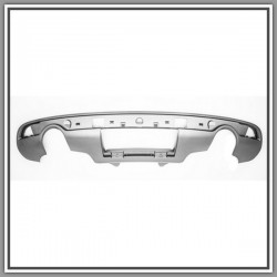 Spoiler Paraurti Posteriore Verniciato Argento Con Scarico Singolo Destra-Sinistra Mod S-Line Audi Q5-(Anno 2012-2016)