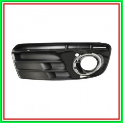 Griglia Destra Paraurti Nera Lucida-Con Sede Fendi-Con Cornice Cromata Audi Q5-(Anno 2012-2016)