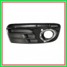 Griglia Destra Paraurti Nera Lucida-Con Sede Fendi-Con Cornice Cromata Audi Q5-(Anno 2012-2016)