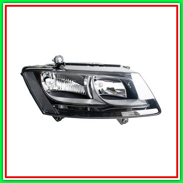 Proiettore Destro H7+H7 Elettrico-Con Motore-Nero Audi-Q5-Mod. 09/12-12/16