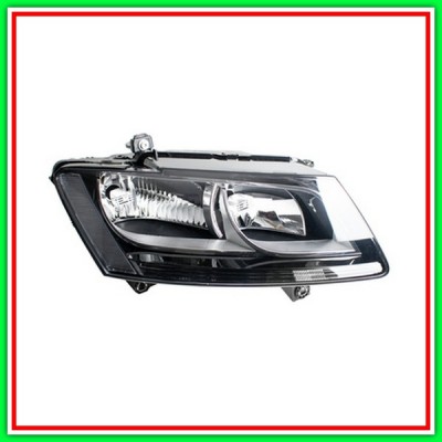 Proiettore Destro H7+H7 Elettrico-Con Motore-Nero Audi-Q5-Mod. 09/12-12/16