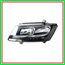 Proiettore Sinistro H7+H7 Elettrico Con Motore-Nero Audi-Q5-Mod. 09/12-12/16