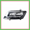 Proiettore Sinistro H7+H7 Elettrico Con Motore-Nero Audi-Q5-Mod. 09/12-12/16