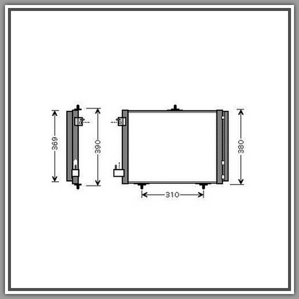 Condensatore Citroen C3-(Anno 2002-2005)