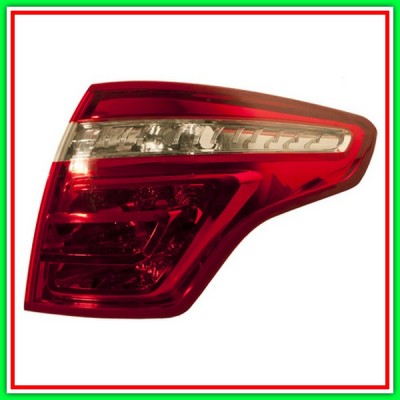 Right Head Light Without Lamp Door Up 10-2010 CITROEN C4 Picasso-(Year 2007-2010)