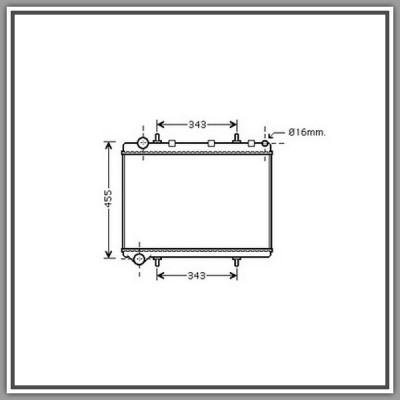 Radiatore Citroen C4 Picasso-(Anno 2007-2010)