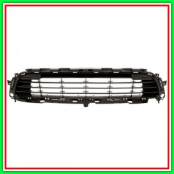 Central Grid Paraurti Front-Black CITROEN C4-(Year 2010-2017)