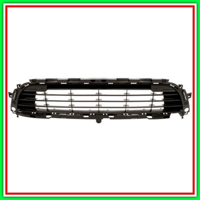 Central Grid Paraurti Front-Black CITROEN C4-(Year 2010-2017)