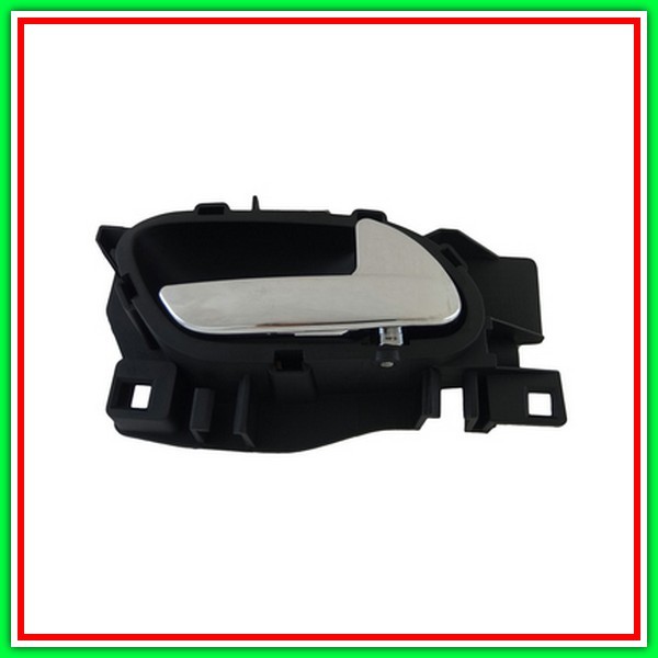 Right Front Inner Handle With Black Chrome Lever-Black CITROEN C4-(Year 2010-2017)