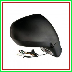 Retrovisore Destro Elettrico-Nero-Termico-Con Sonda-Con Fanale-Convesso-Cromato Citroen C4 Grand Picasso-(Anno 2007-2013)