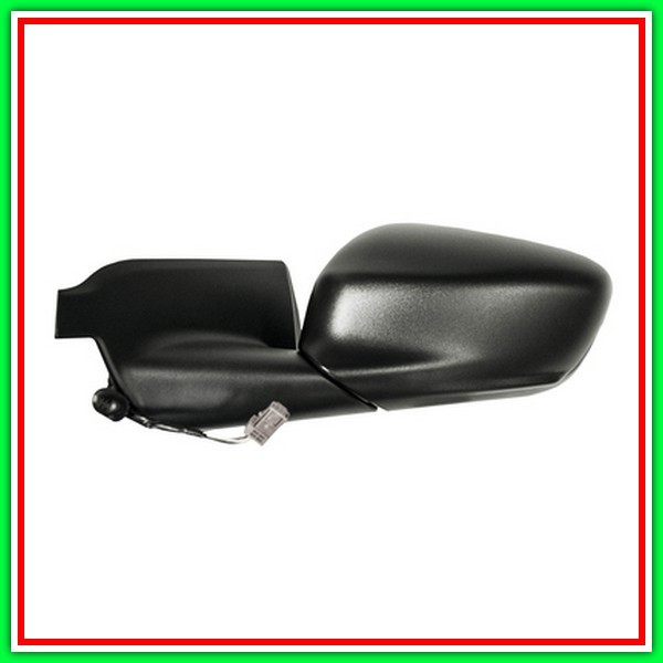 Retrovisore Sinistro Elettrico-Nero-Convesso-3 Pins Citroen C4 Cactus-(Anno 2014-2018)